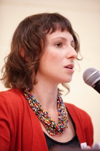 North Carolina Justice Center Senior Policy Advocate Louisa Warren. Photo by Matt Rose.