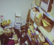 Pictures shared by Blueline Systems & Services Manager Mike Wright at the July Asheville City Council meeting showed some of the storage and filing conditions of evidence in the Asheville Police Department's old evidence room. Katie Bailey/Carolina Public Press