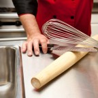 Stock image: Restaurant chef in kitchen