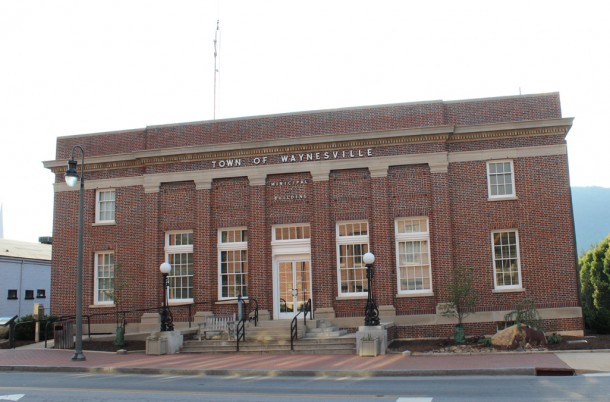The Waynesville Municipal Building, pictured in June 2012. Katie Bailey/Carolina Public Press